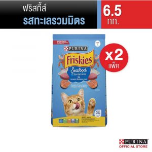 [เลือกรสชาติได้] Friskies อาหารแมว 6.5กก x2