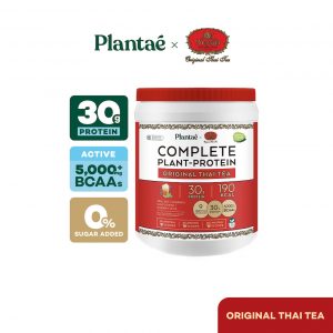 (ส่งฟรี) Plantae x ชาตรามือ Complete Plant-Protein : Active BCAAs รส Original Thai Tea 1กระปุกขนาด 800g : โปรตีนพืชชาไทยต้นตำหรับ